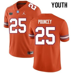 Youth Florida Gators #25 Ethan Pouncey NCAA Nike Orange Authentic Stitched College Football Jersey TSY6762GK